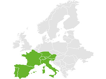 Südeuropakarte