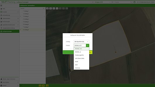 Screenshoot Software, wie die AB-Linie heruntergeladen wird