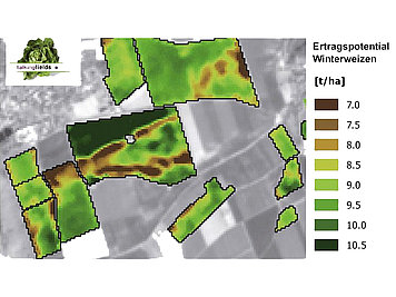 TalkingFields Ertragspotenzialkarte