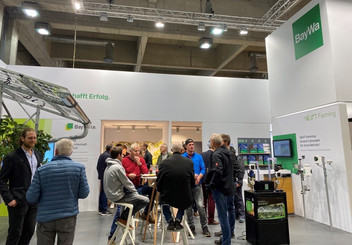 Gemeinsamer BayWa und NEXT Farming Stand bei der Messe Interpoma 2022