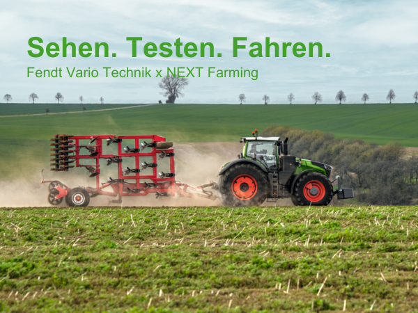 Fendt Vario fährt über ein Feld