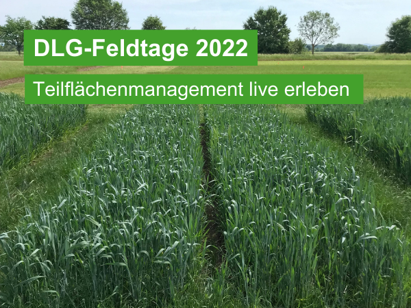 Bild einer Parzelle bei den DLG-Feldtagen 2022