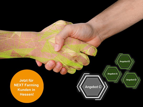 Ein Handschlag symbolisiert den NEXT Markplatz, der jetzt auch in Hessen verfügbar ist